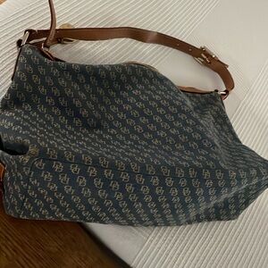 Denim Dooney and Burke shoulder bag